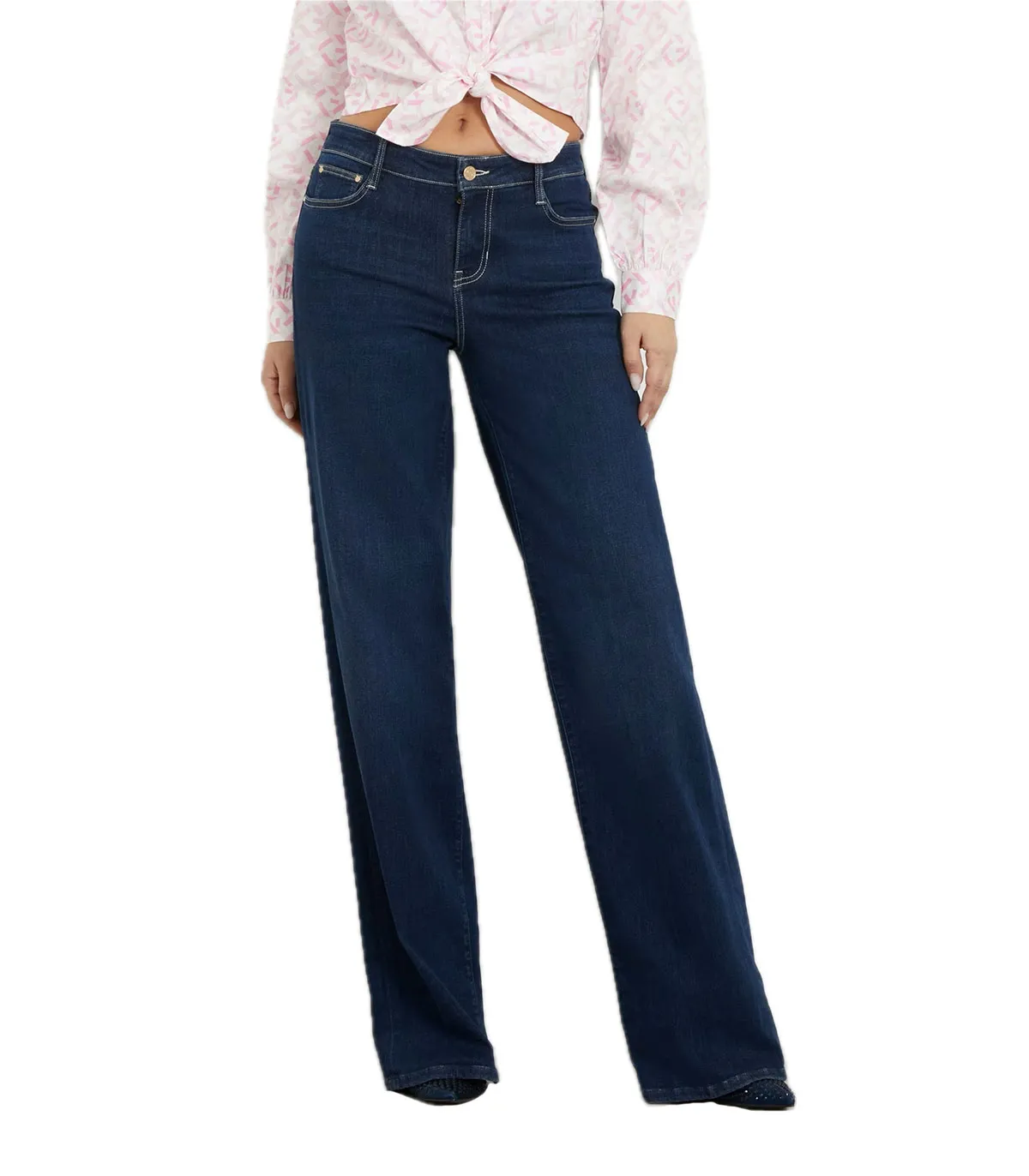Jeans Donna Guess sexy palazzo