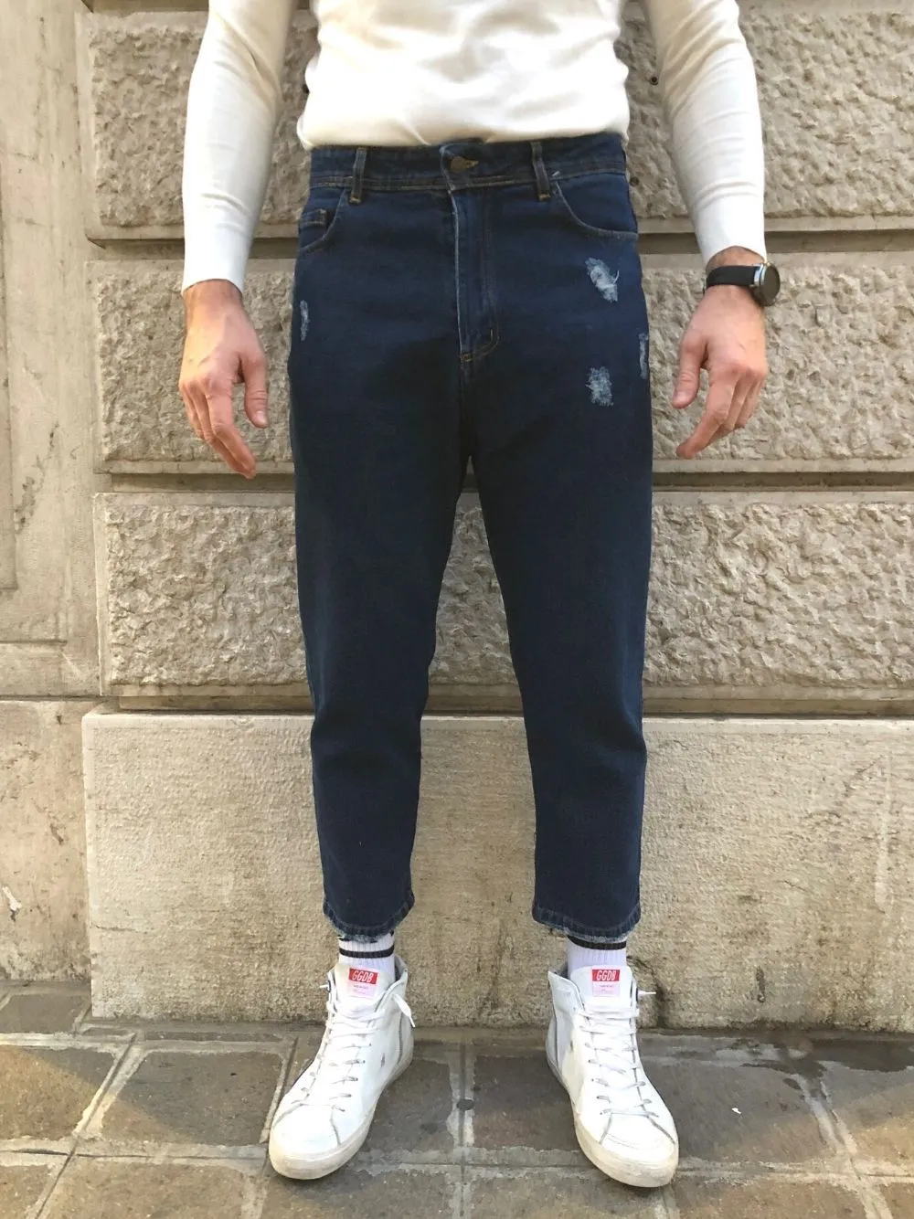Jeans strappati