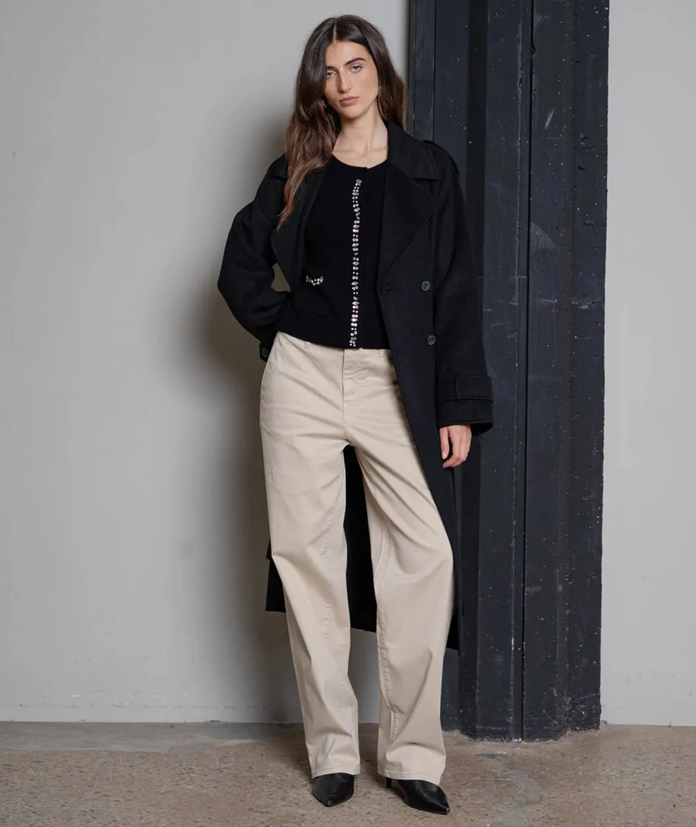 KAOS--Cardigan corto con tasche