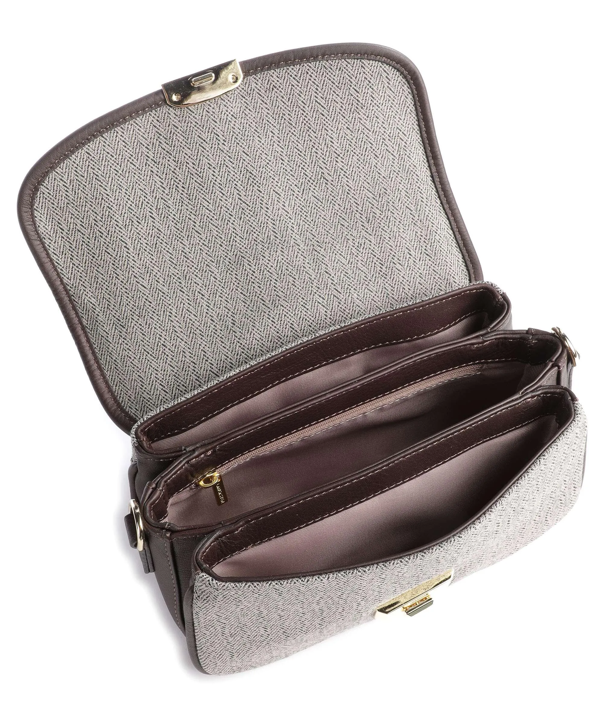  Lancaster Chevron Fia Borsa a tracolla lino multicolore  