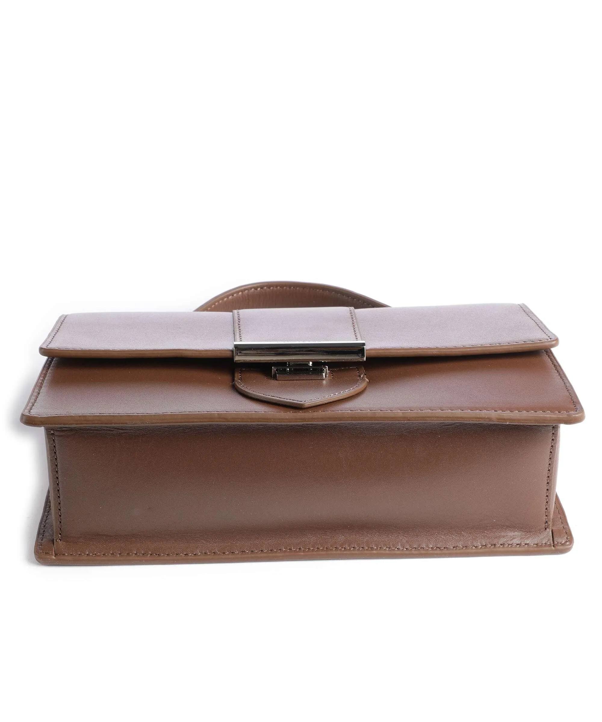  Lancaster Paris Ily Borsa a mano pelle di vacchetta finemente grana marrone  