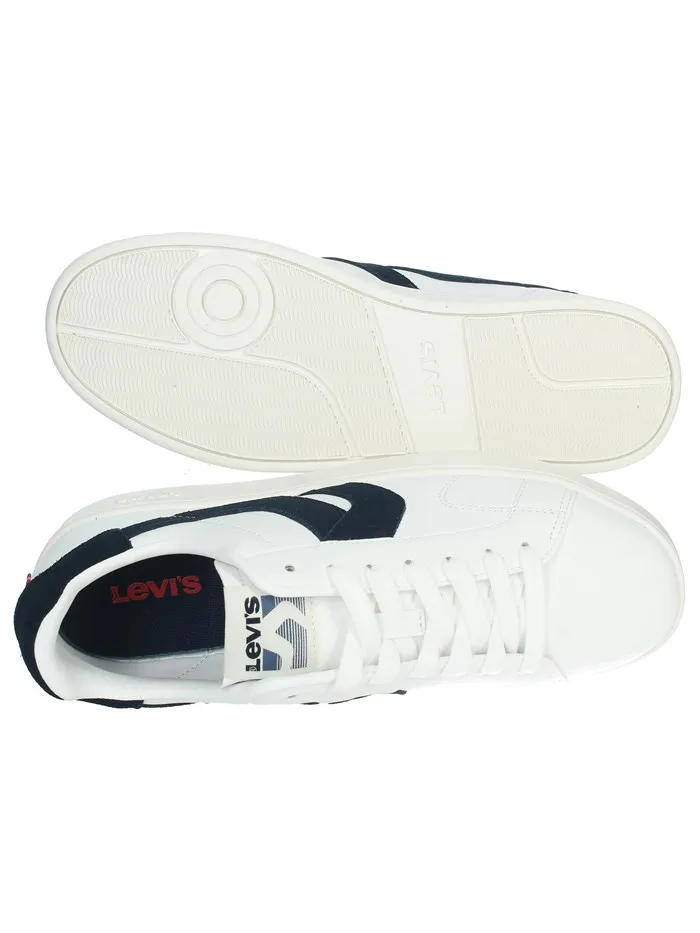 LEVI'S  SNEAKERS BASSA 235658-846-151 BIANCO/BLU