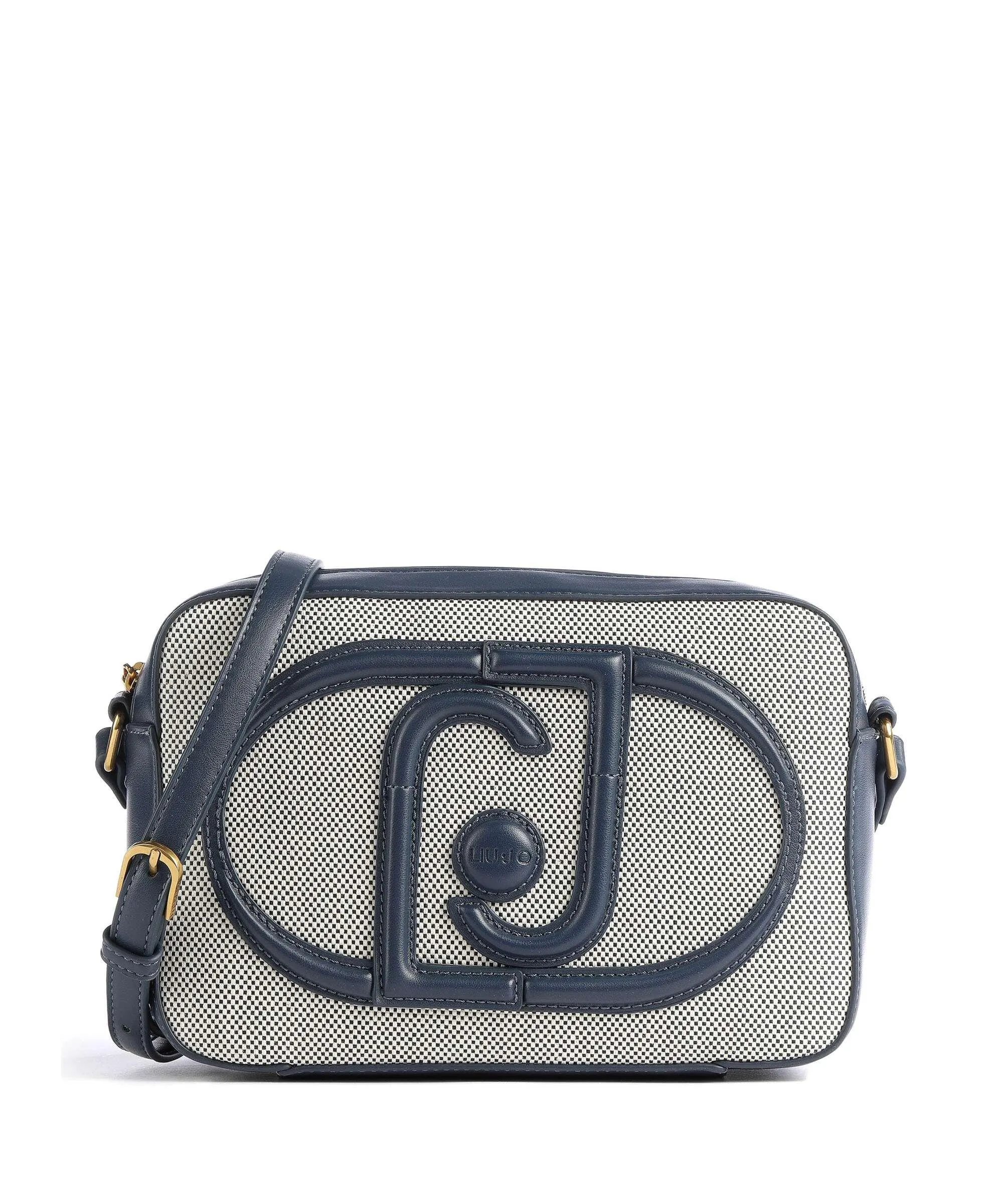  Liu Jo Lucente Borsa a tracolla tissu, pelle sintetica bianco/blu  