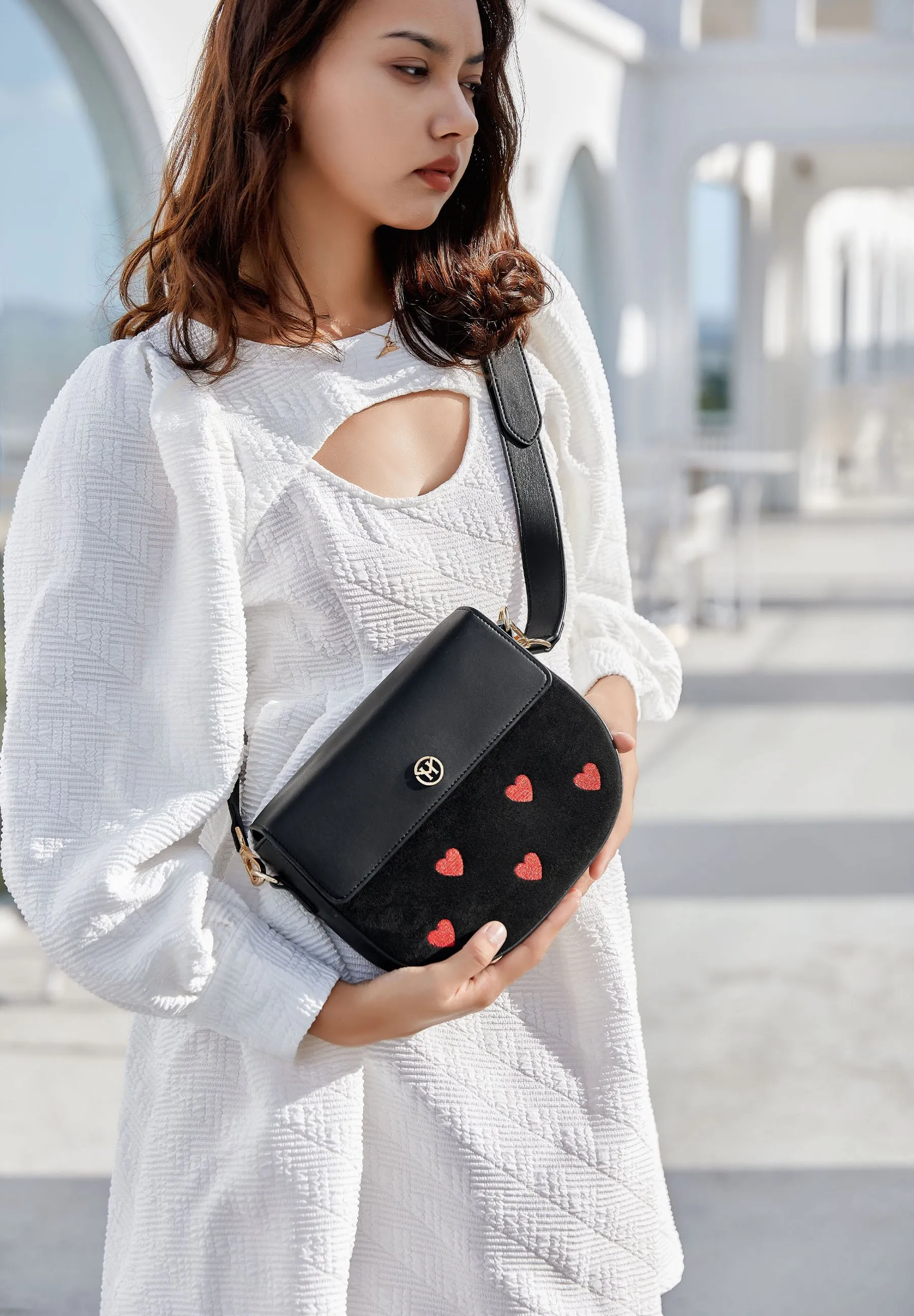 LOVE HEART - Borsa a tracolla