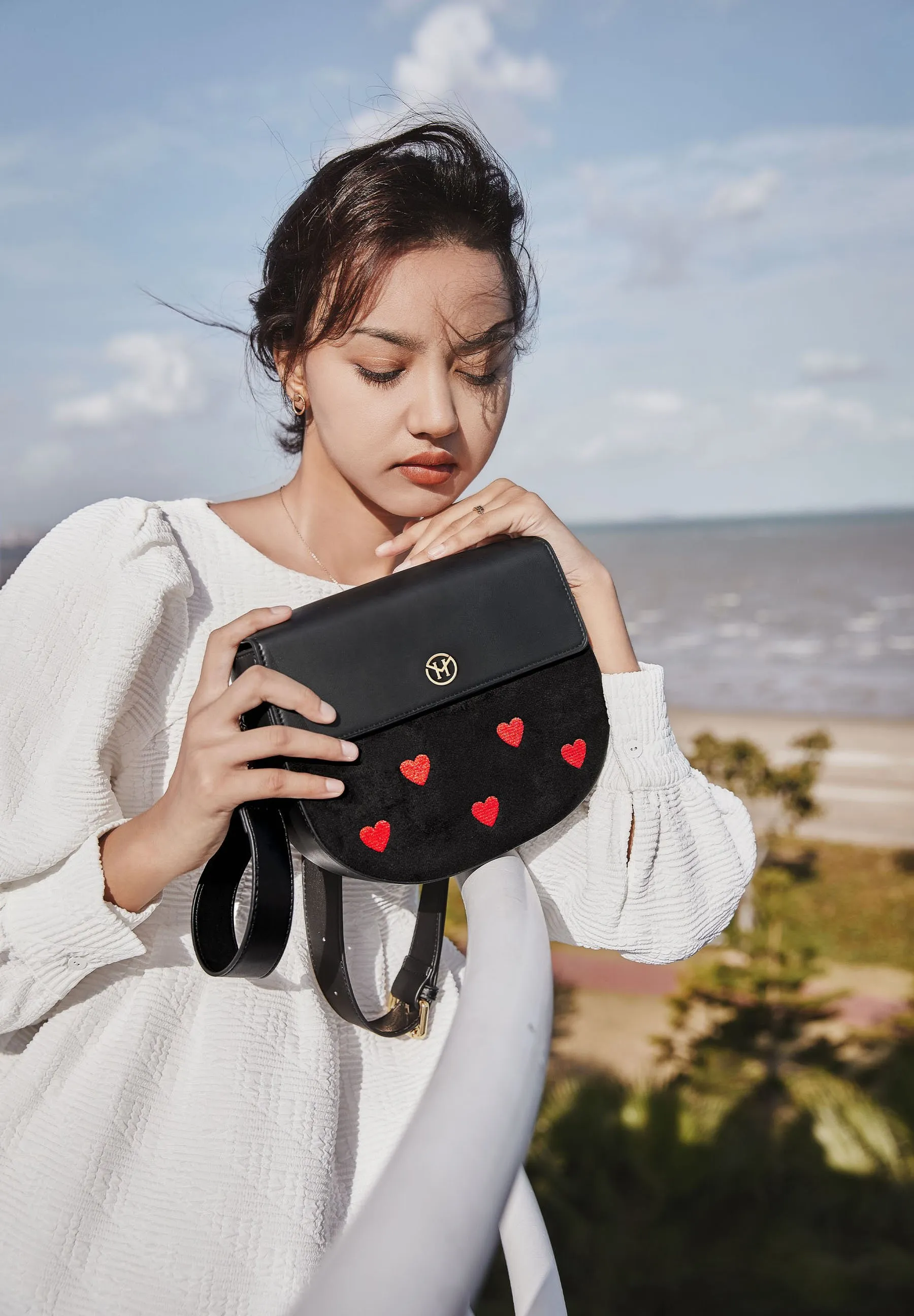 LOVE HEART - Borsa a tracolla