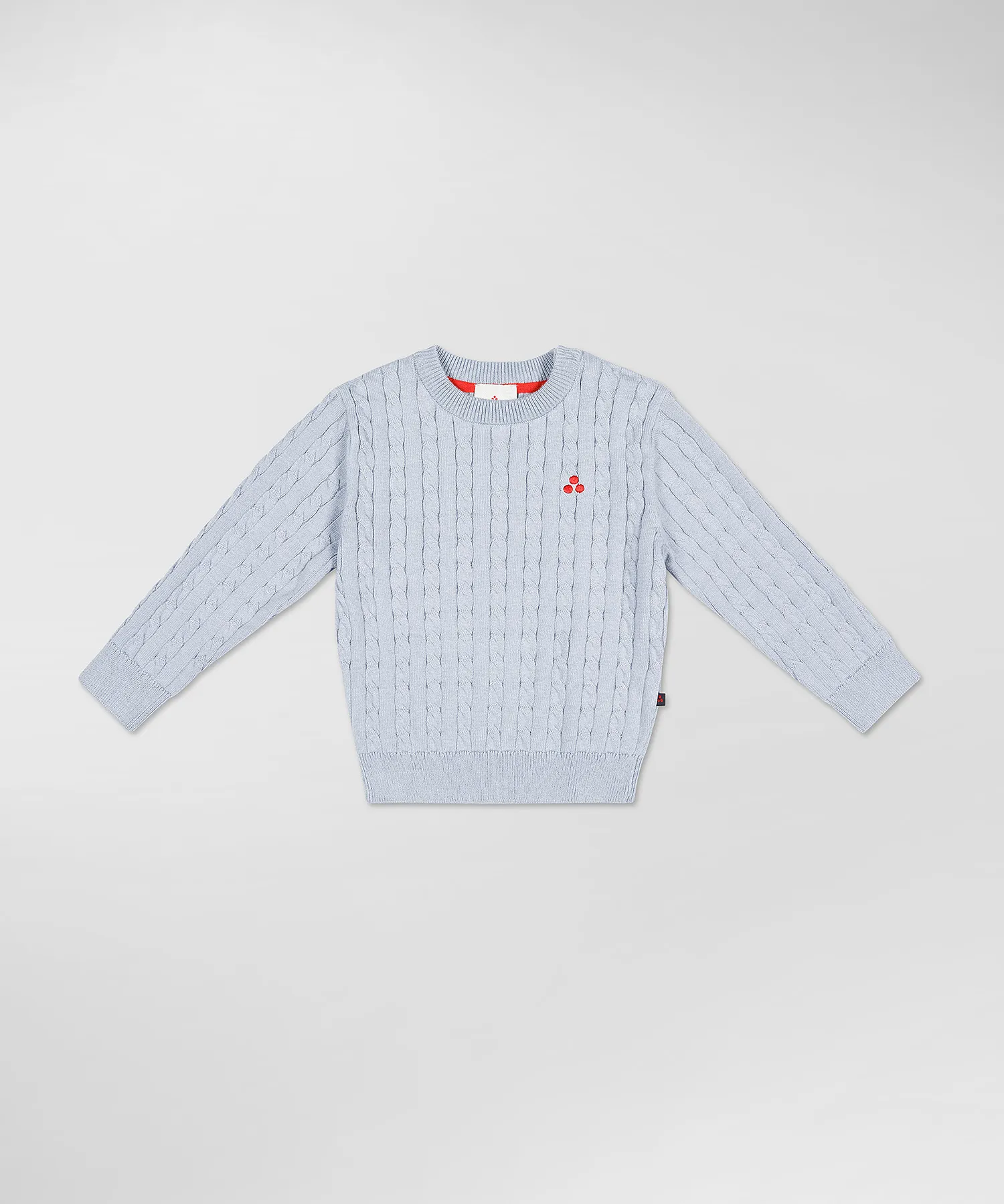 Maglia con fantasia a treccia