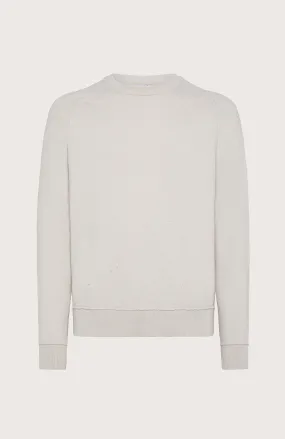 Maglia con finiture effetto felpa