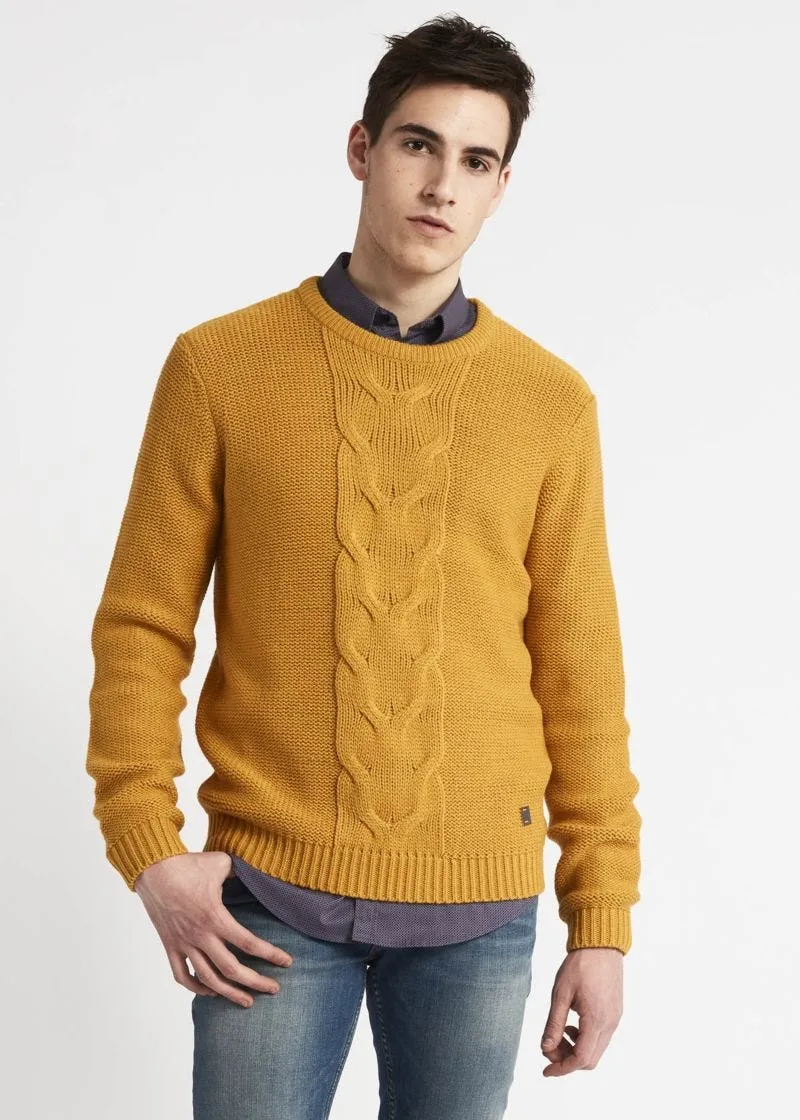 Maglia con treccia