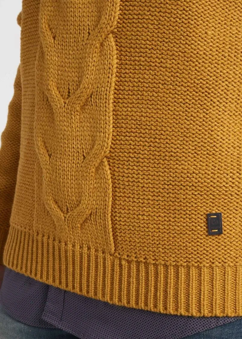 Maglia con treccia