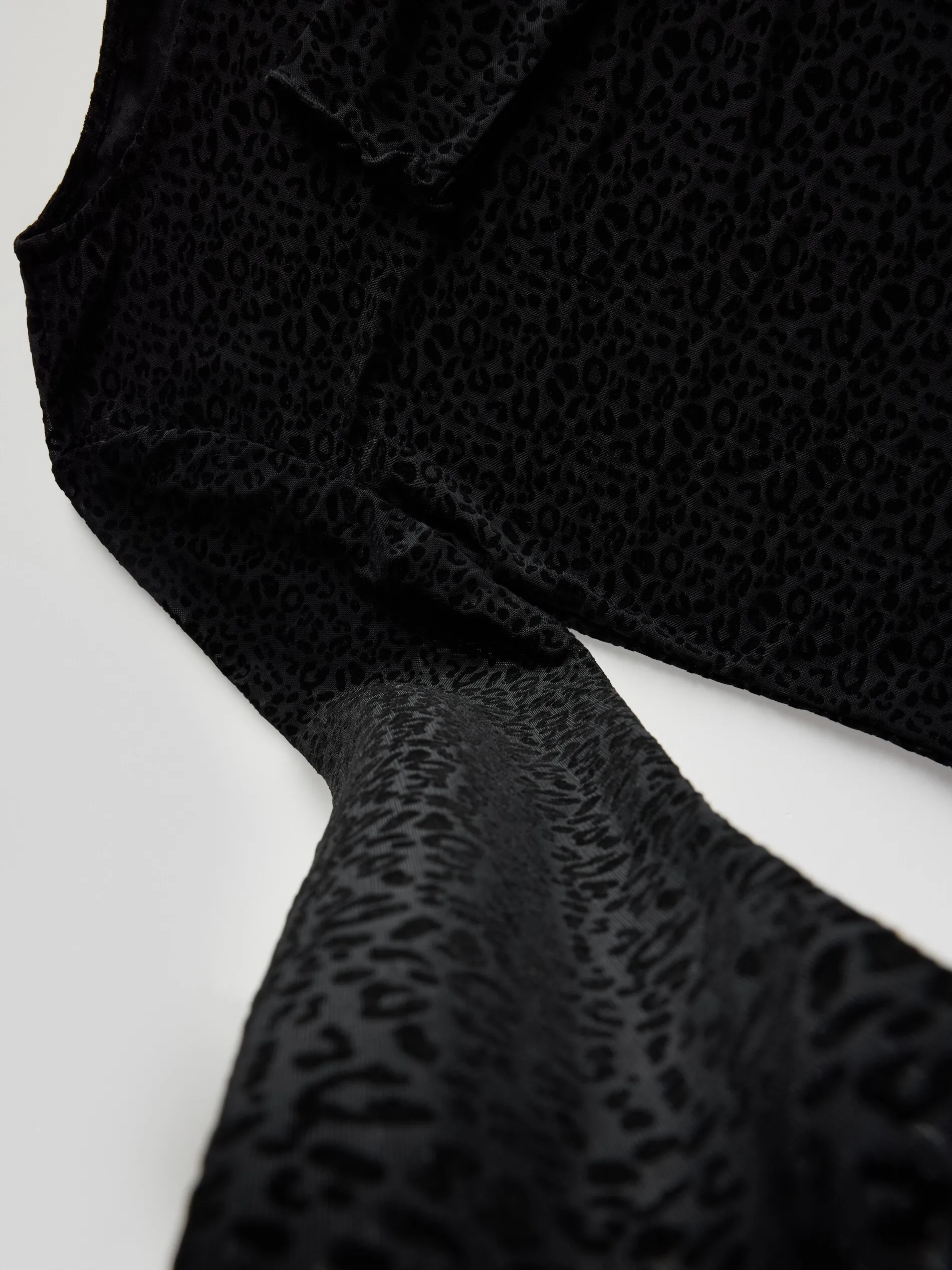 Maglietta a maniche lunghe con stampa animalier