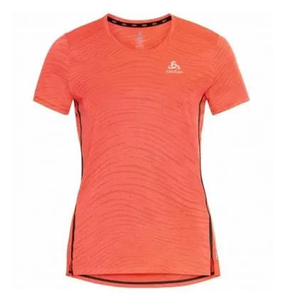 Maglietta da corsa Odlo Zeroweight Engineered Chill-Tec (siesta Melange) Donna