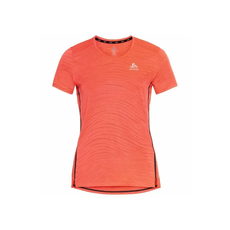Maglietta da corsa Odlo Zeroweight Engineered Chill-Tec (siesta Melange) Donna