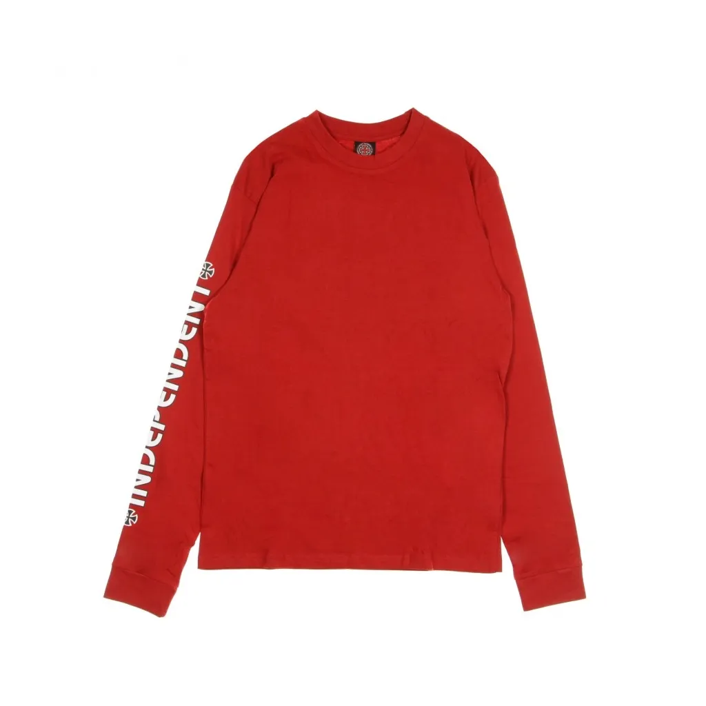 MAGLIETTA MANICA LUNGA BAR CROSS L/S CARDINAL RED