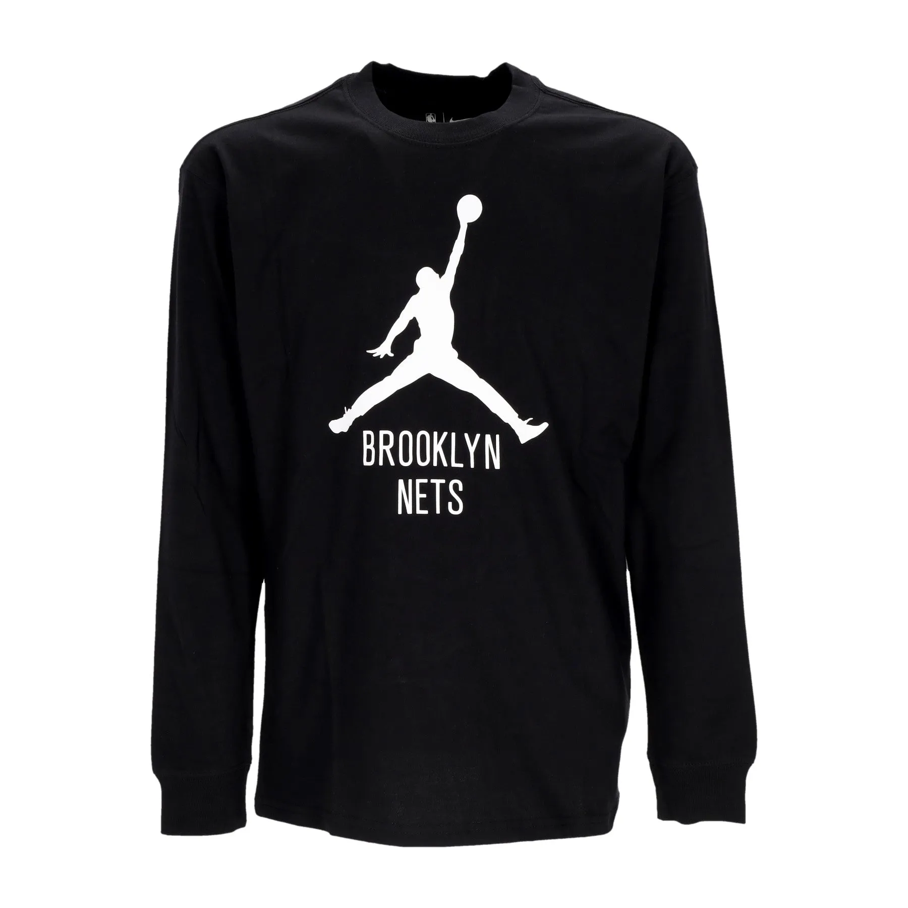 Maglietta Manica Lunga Uomo Nba Essentias L/s Tee Bronet Black