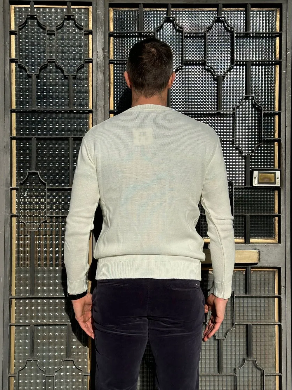 Maglione champagne e montagna