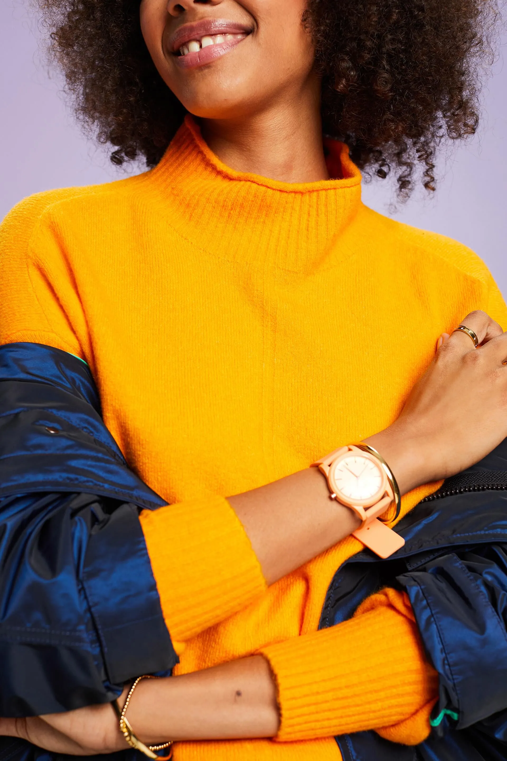 Maglione con collo alto