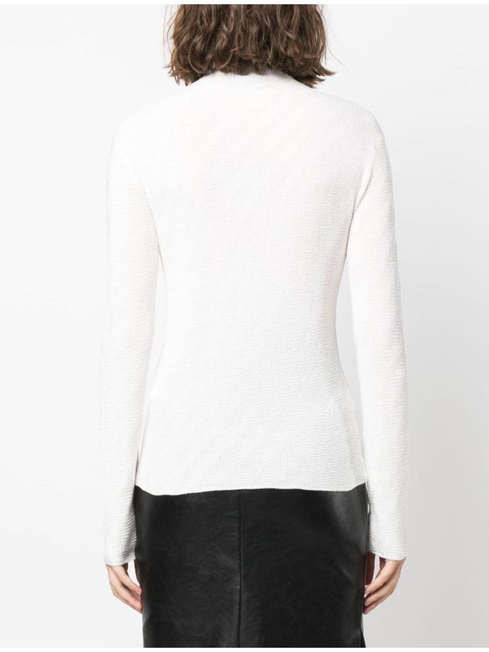Maglione con motivo chevron