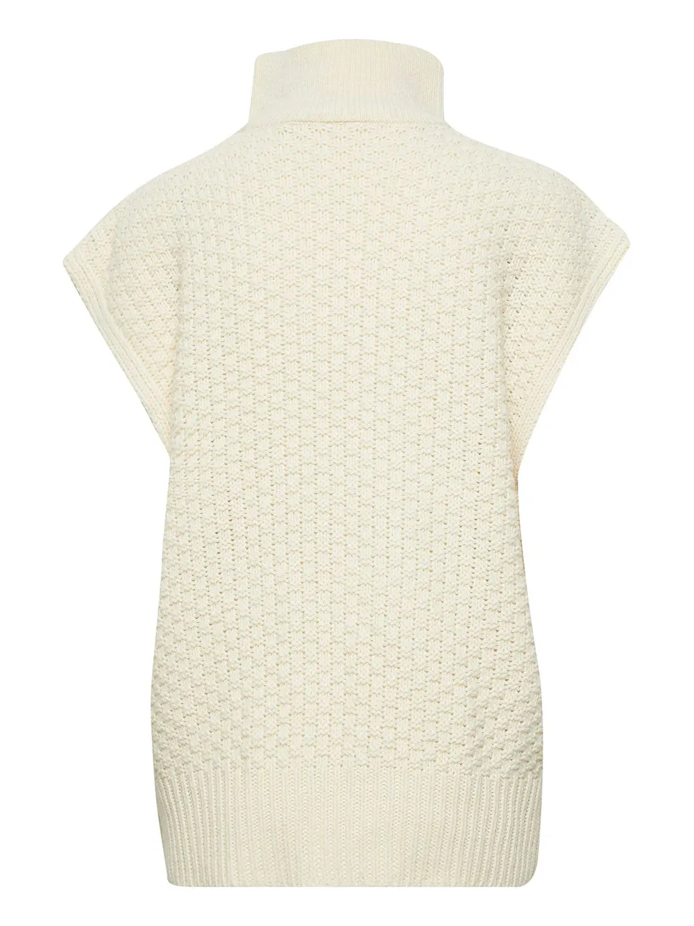 Maglione gilet donna bianco