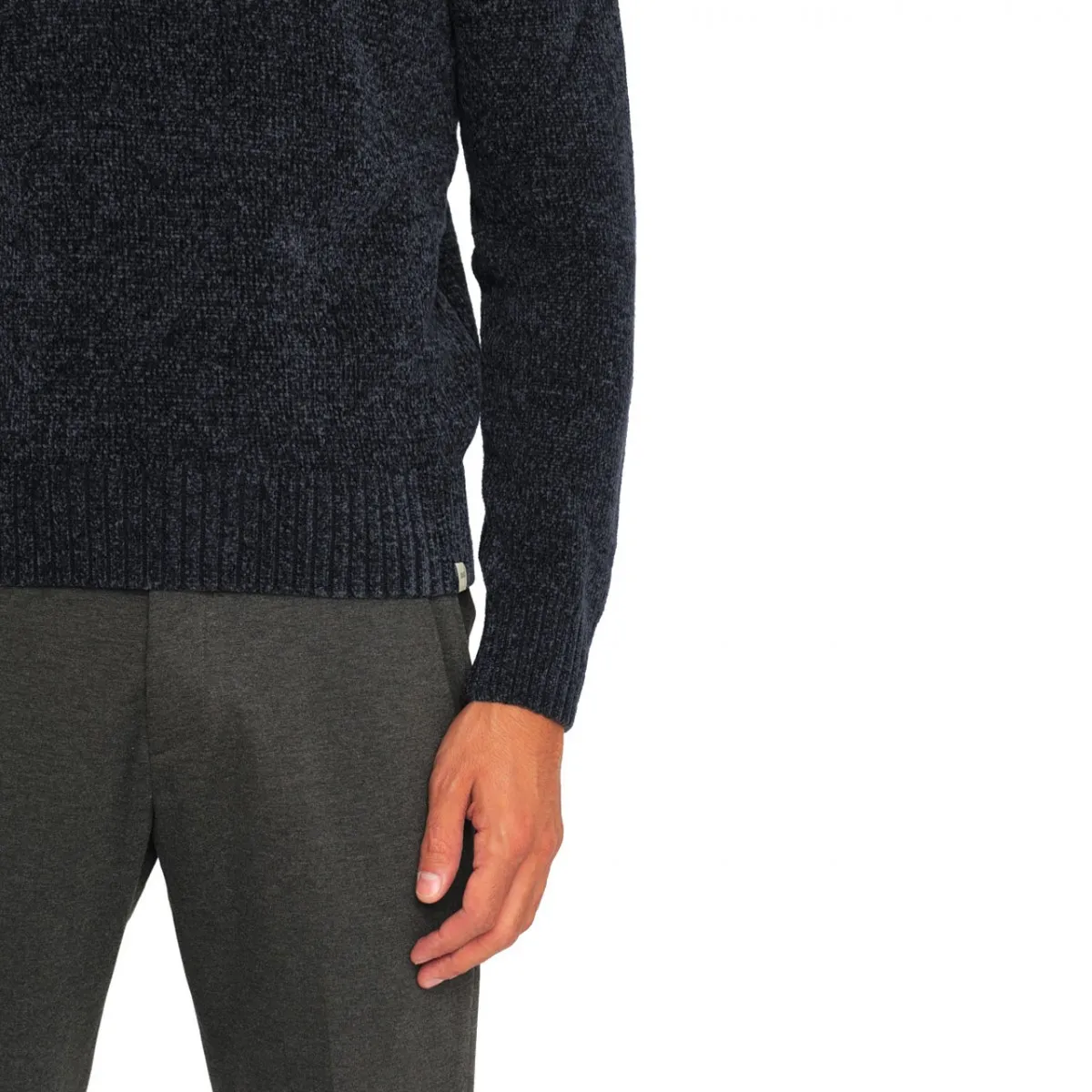Maglione Girocollo In Ciniglia