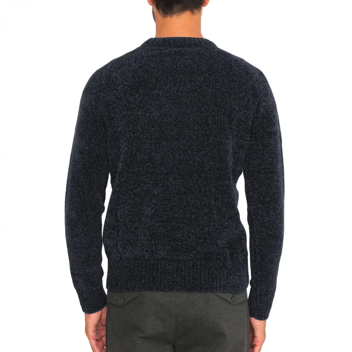 Maglione Girocollo In Ciniglia