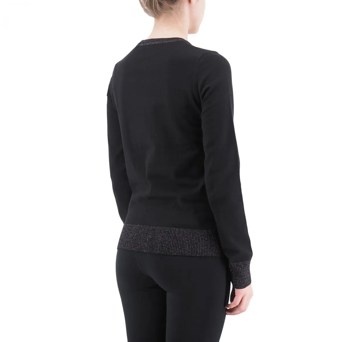 Maglione In Lurex, Nero