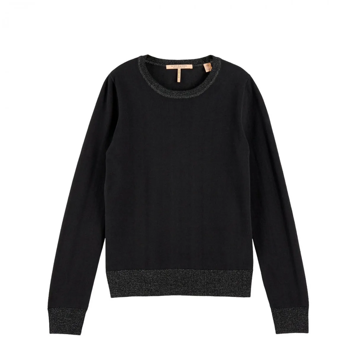 Maglione In Lurex, Nero