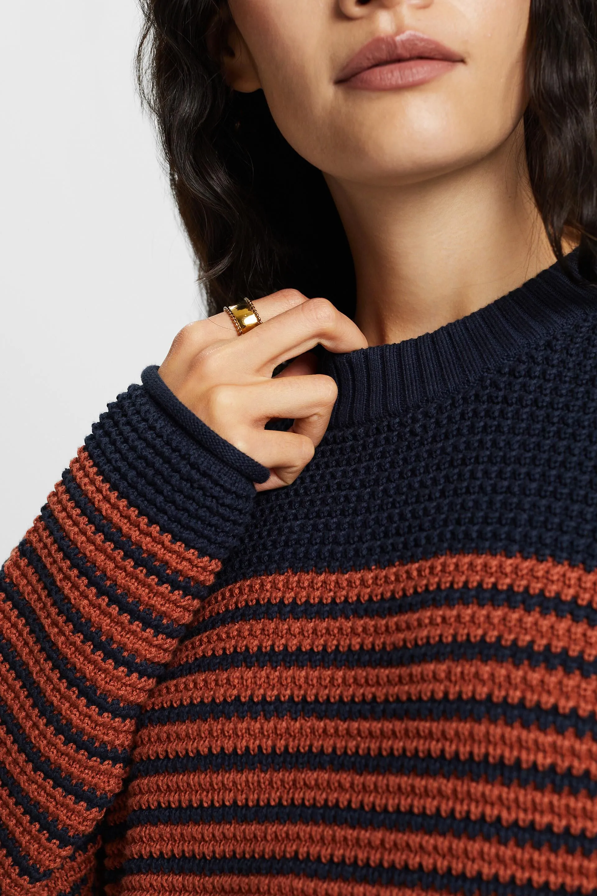 Maglione in maglia testurizzata