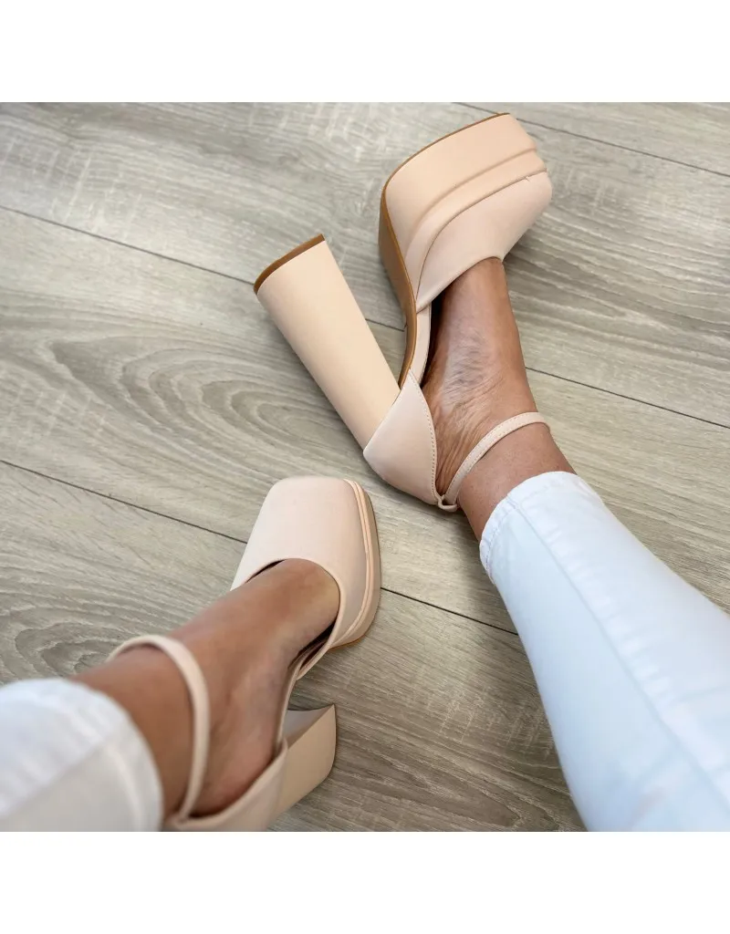 MAXI DÉCOLLETÉ BEIGE