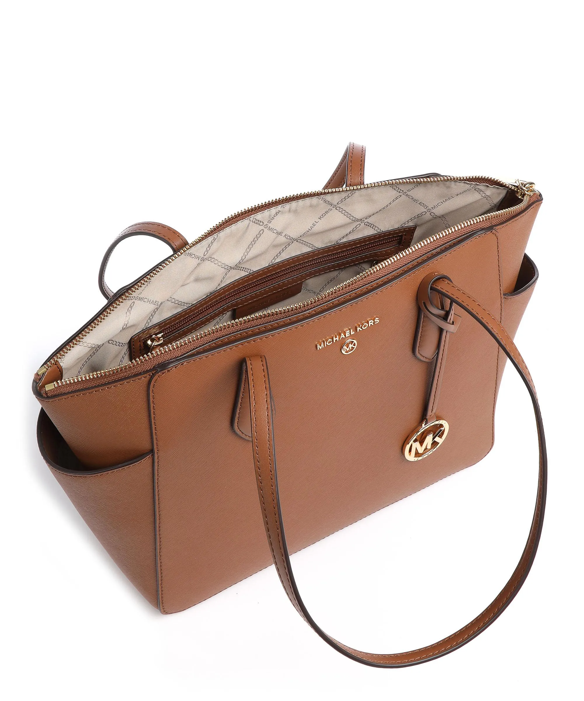  Michael Kors Marilyn Borsa shopper pelle di vacchetta saffiano marrone  