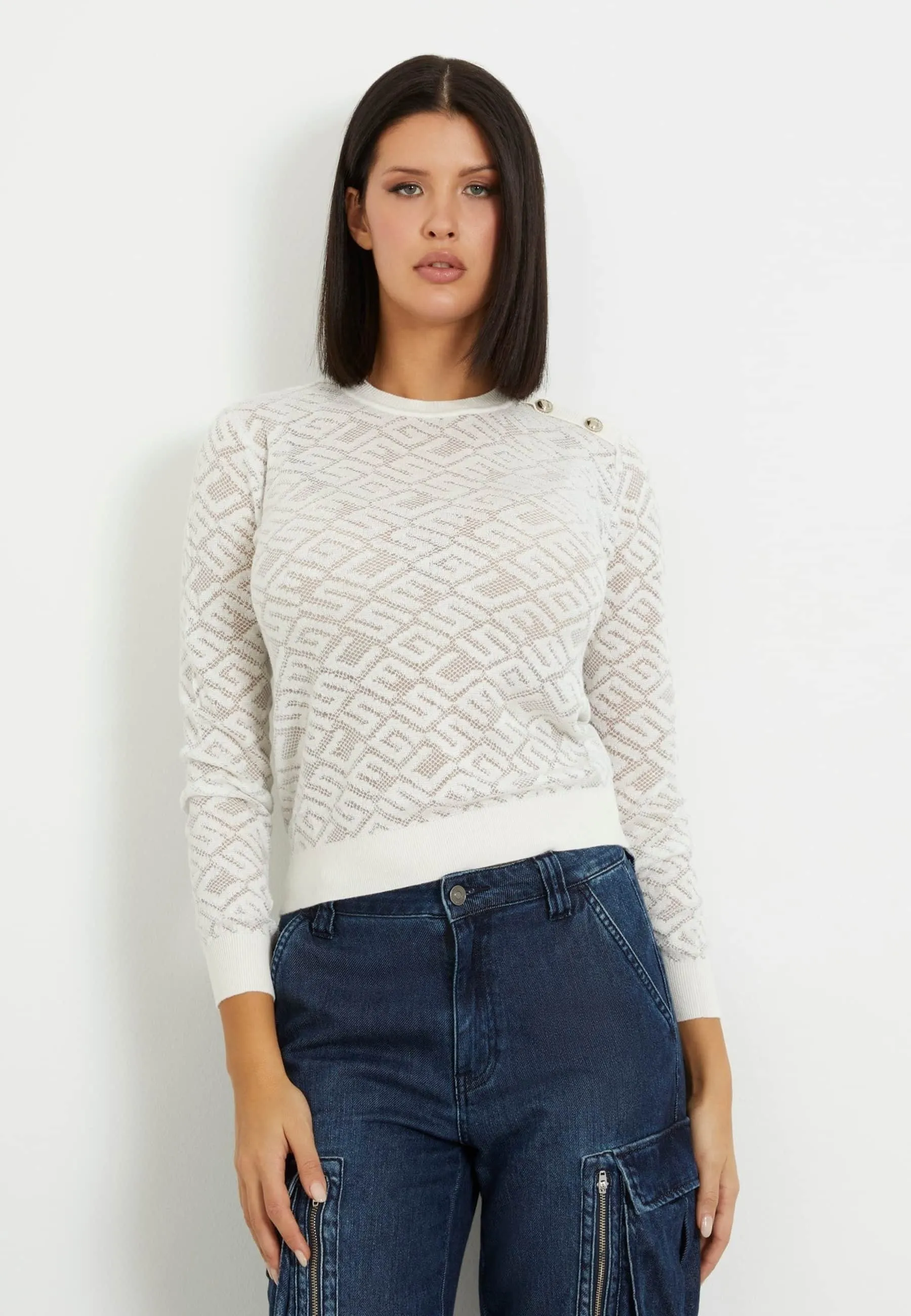 MIT ALLOVER LOGO - Maglione