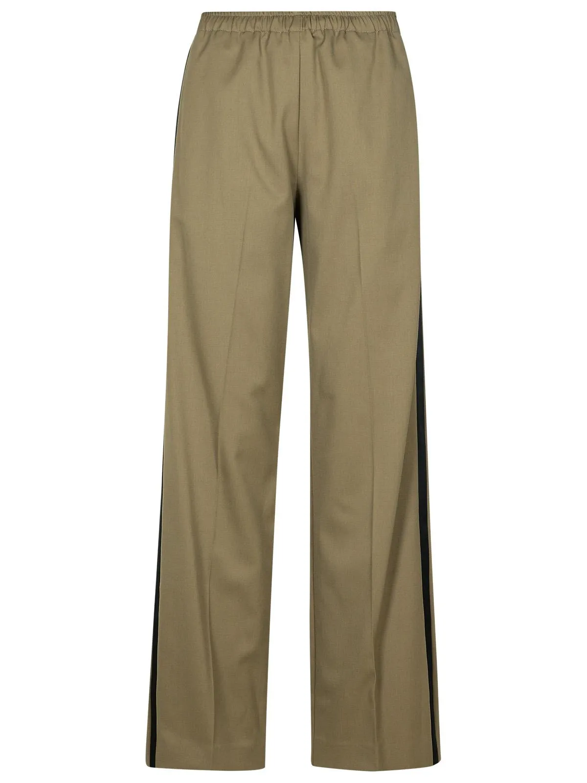 MM6 Maison Margiela Green Polyester Blend pantaloni