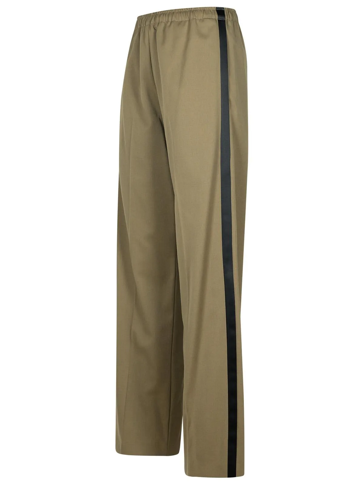 MM6 Maison Margiela Green Polyester Blend pantaloni