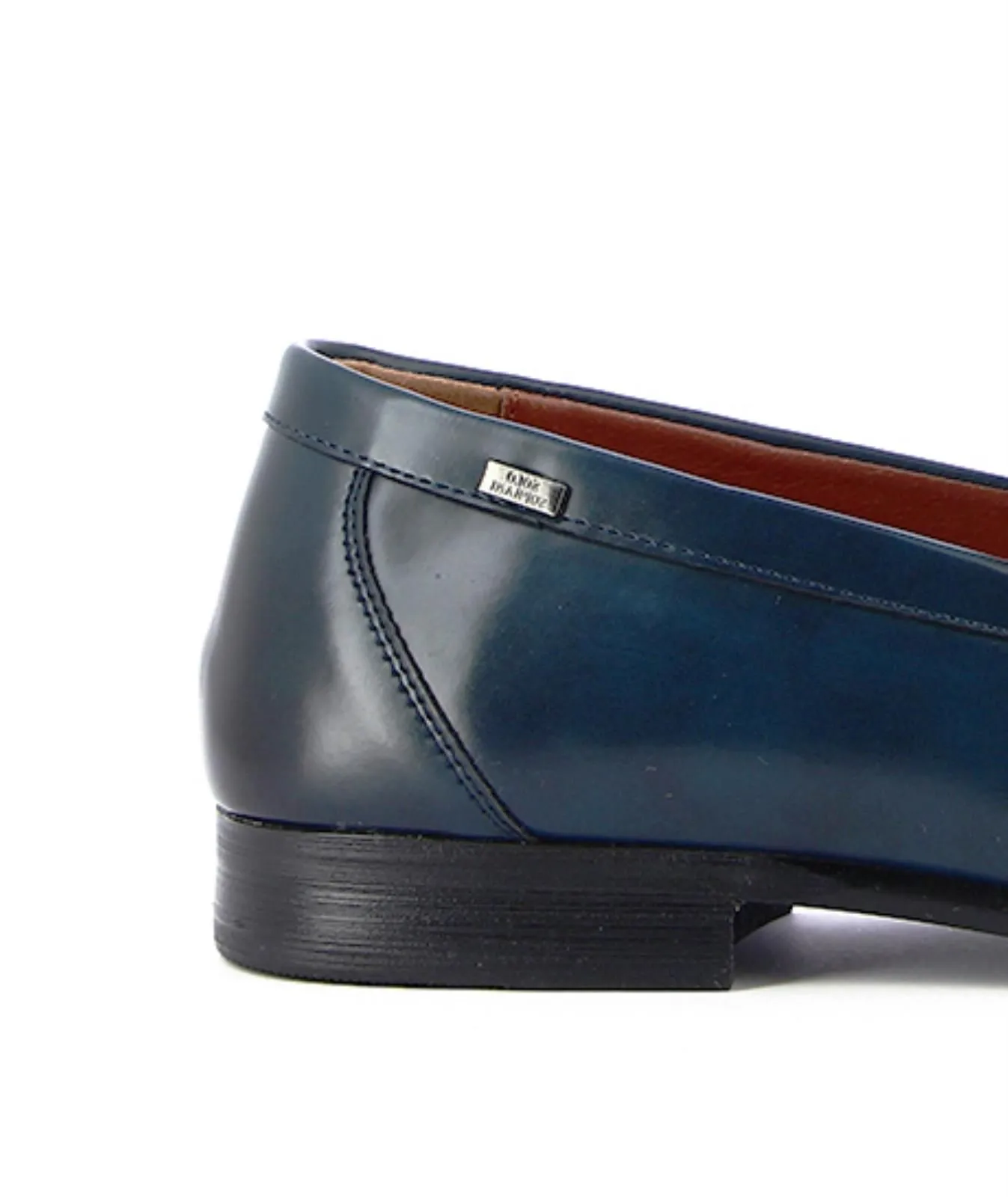 Mocassini blu eleganti da uomo