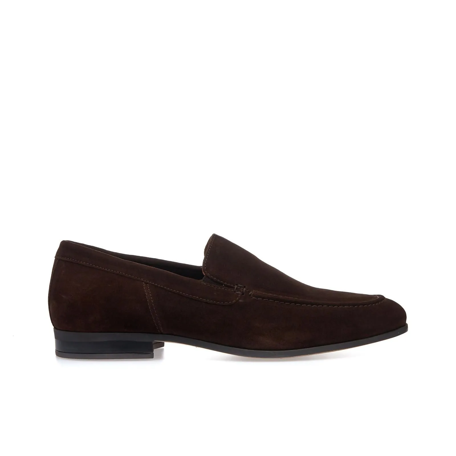 Mocassini eleganti marroni in suede