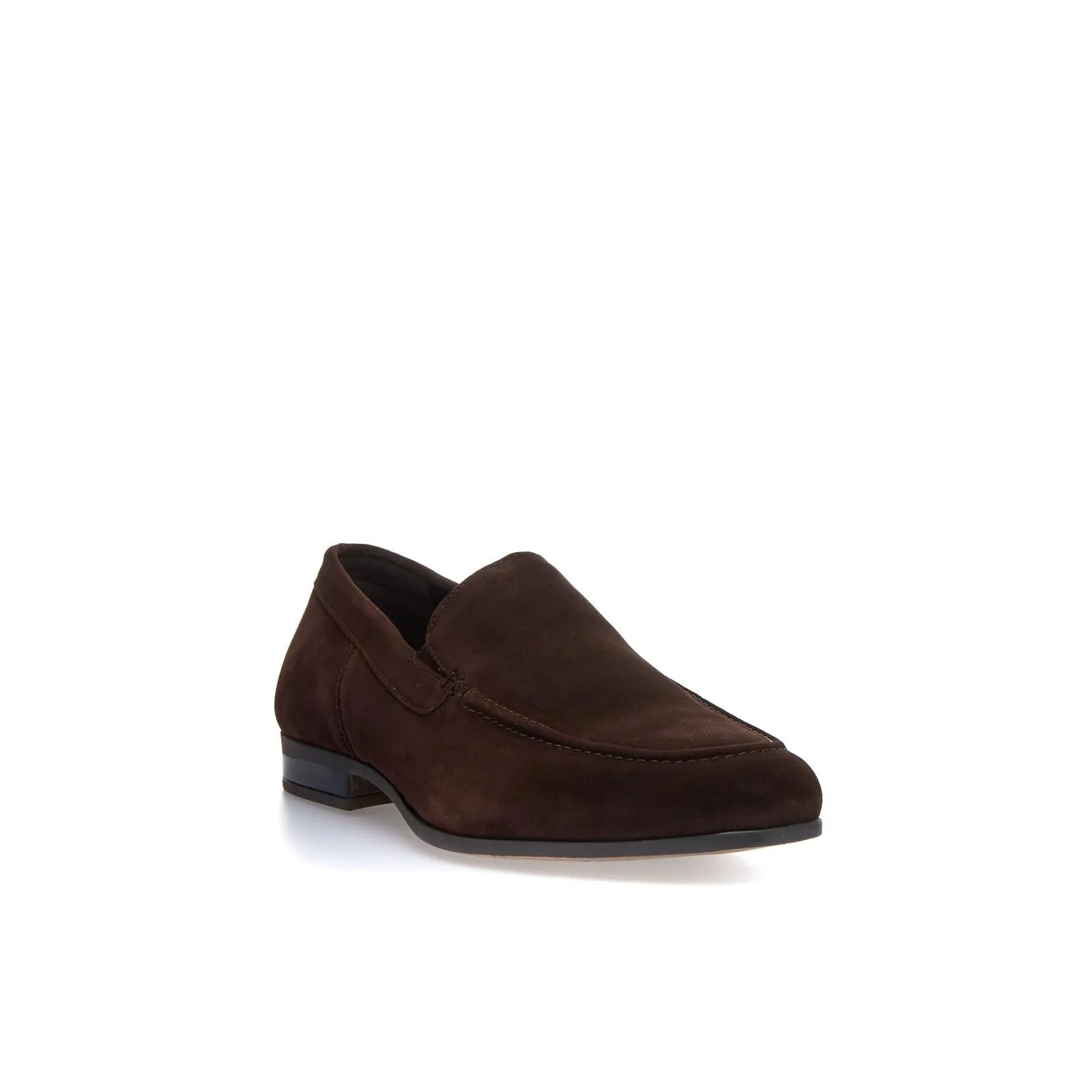 Mocassini eleganti marroni in suede