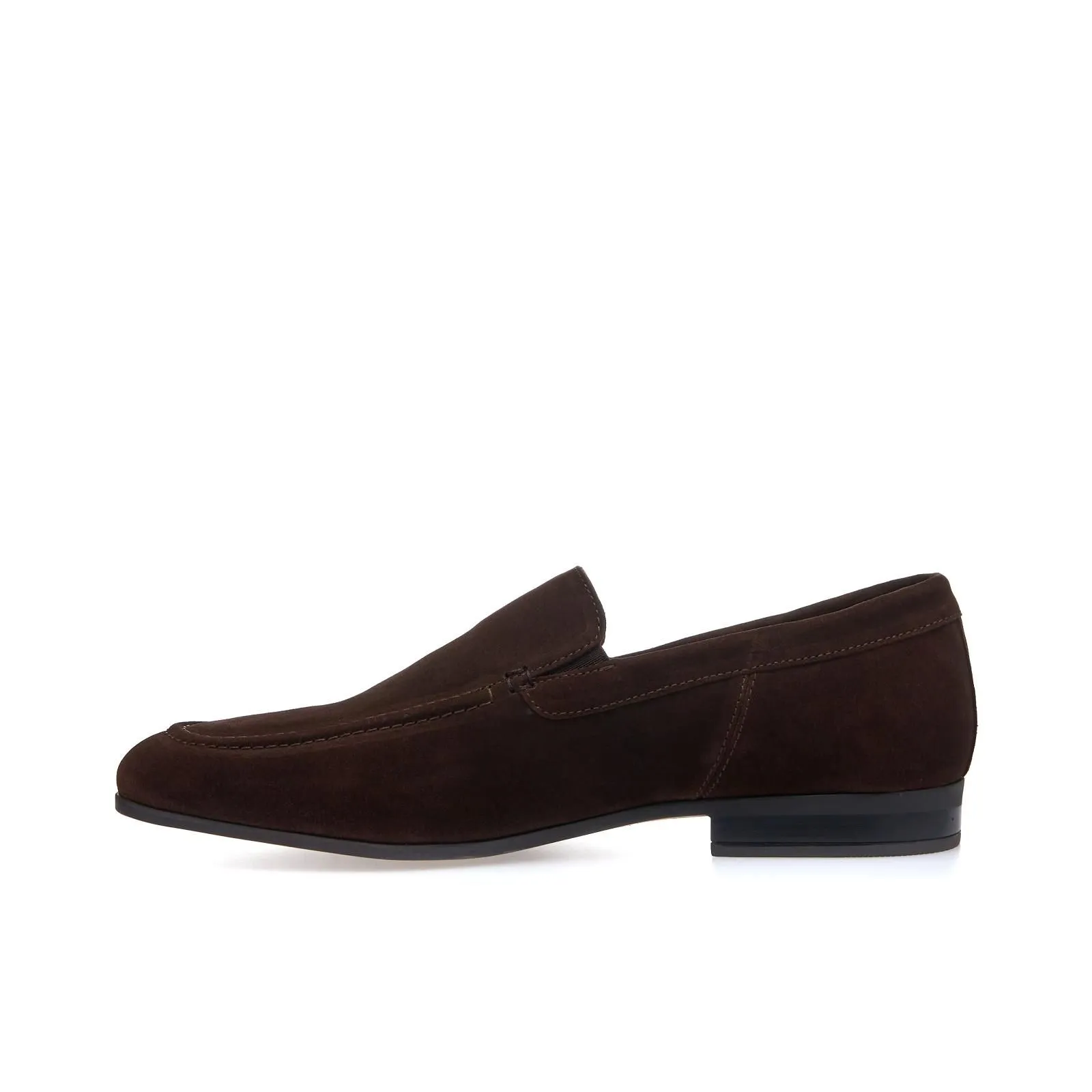 Mocassini eleganti marroni in suede