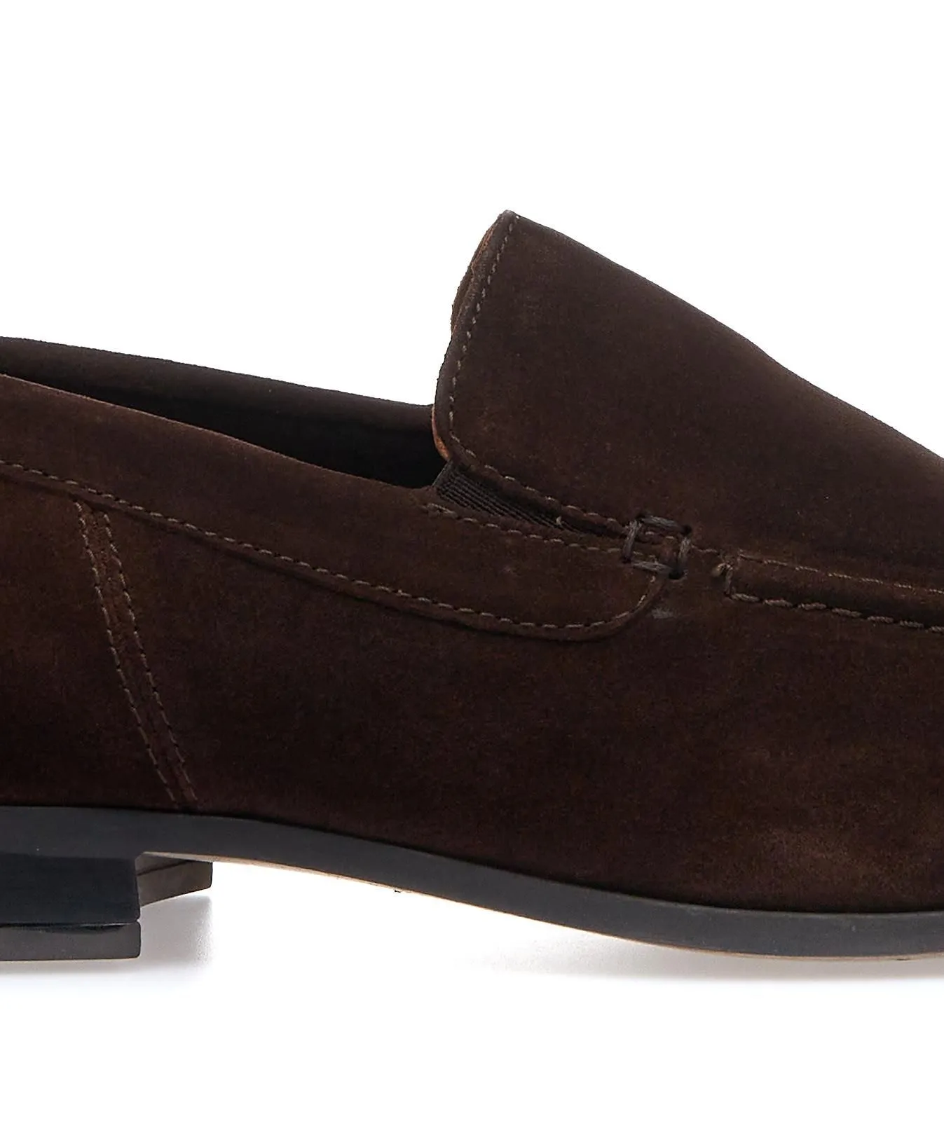 Mocassini eleganti marroni in suede
