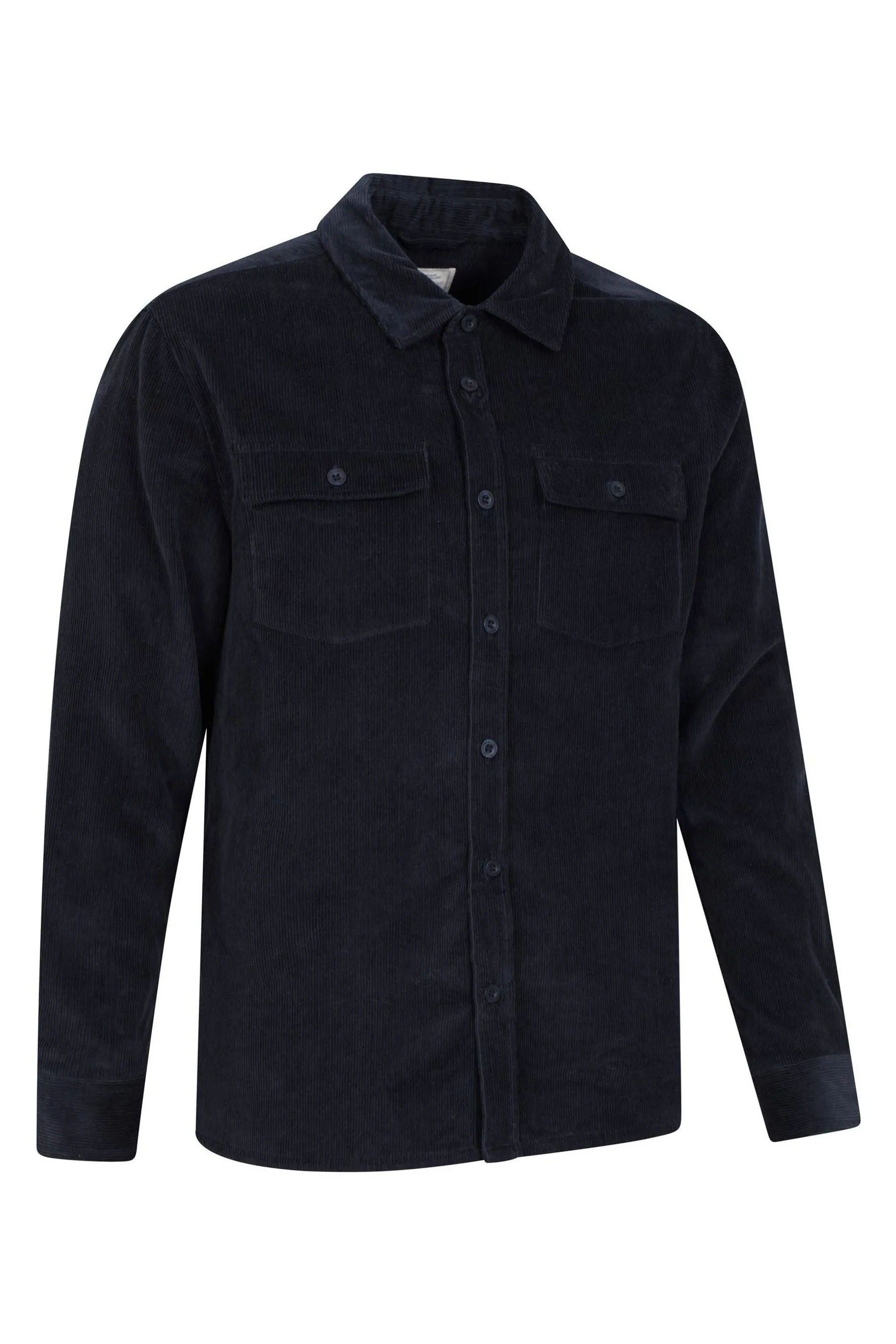 Mountain Warehouse Camicia Uomo Farrow Co-ord Manica Lunga 100% Cotone    