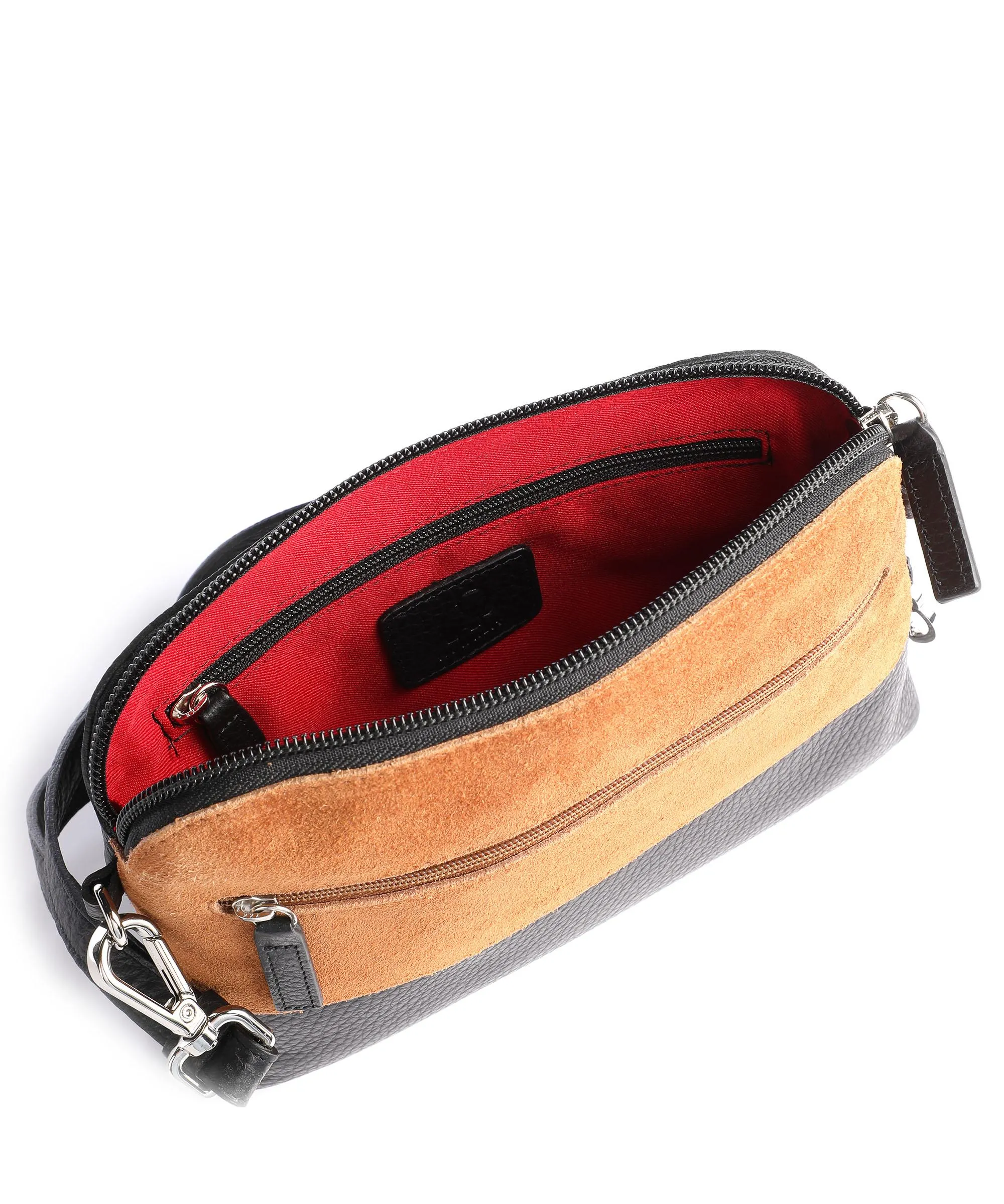  Mywalit Borsa a tracolla pelle di vacchetta grana nero  