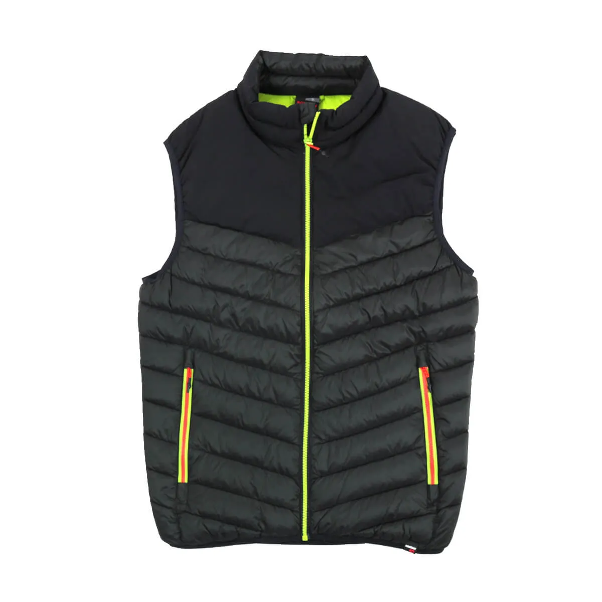 Nordsen gilet smanicato trapuntato uomo colore verde scuro
