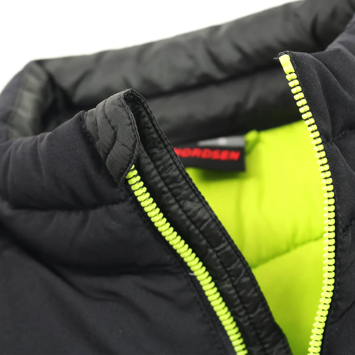 Nordsen gilet smanicato trapuntato uomo colore verde scuro