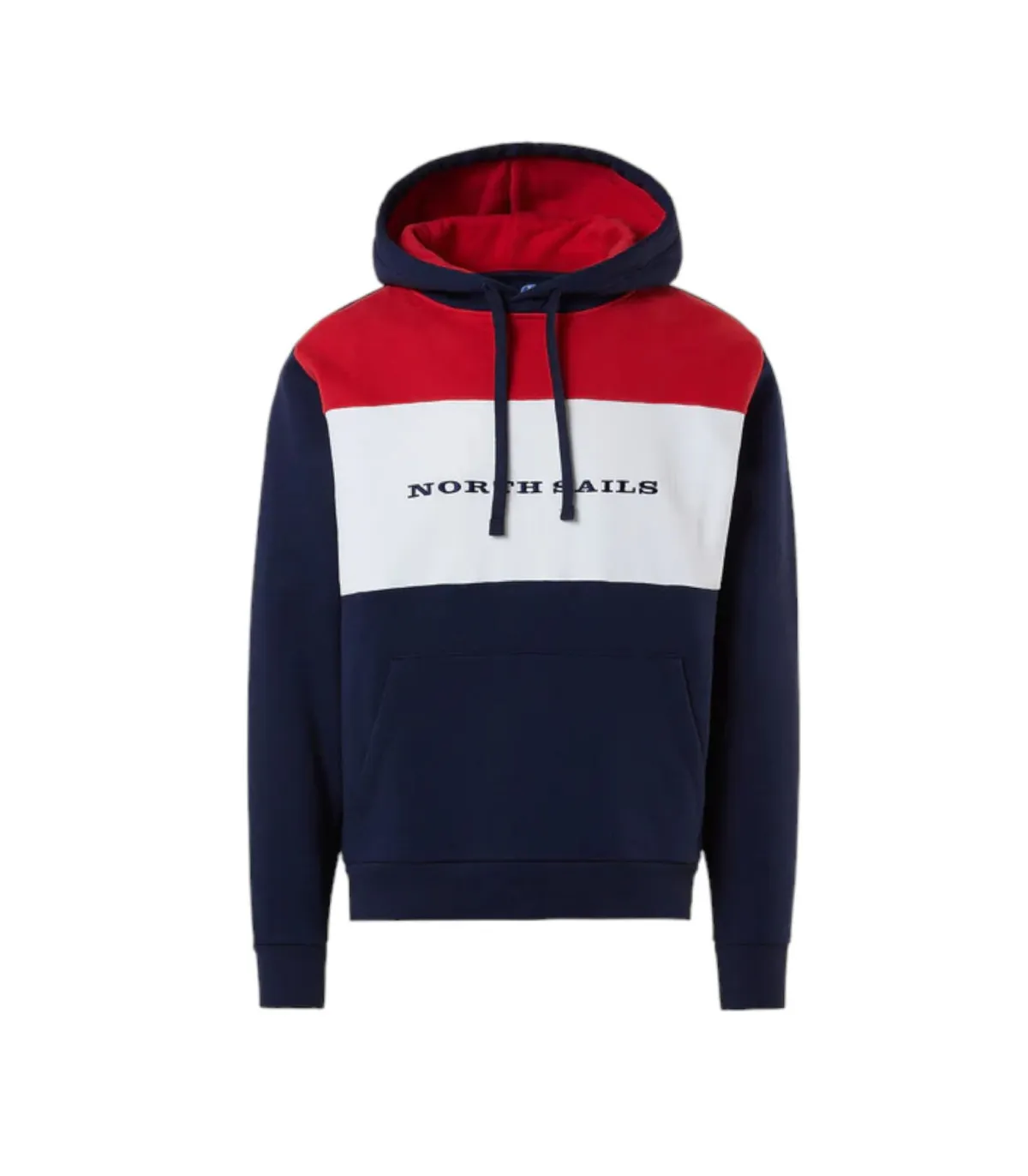 North Sails Uomo Felpa Con Cappuccio Con Grafica