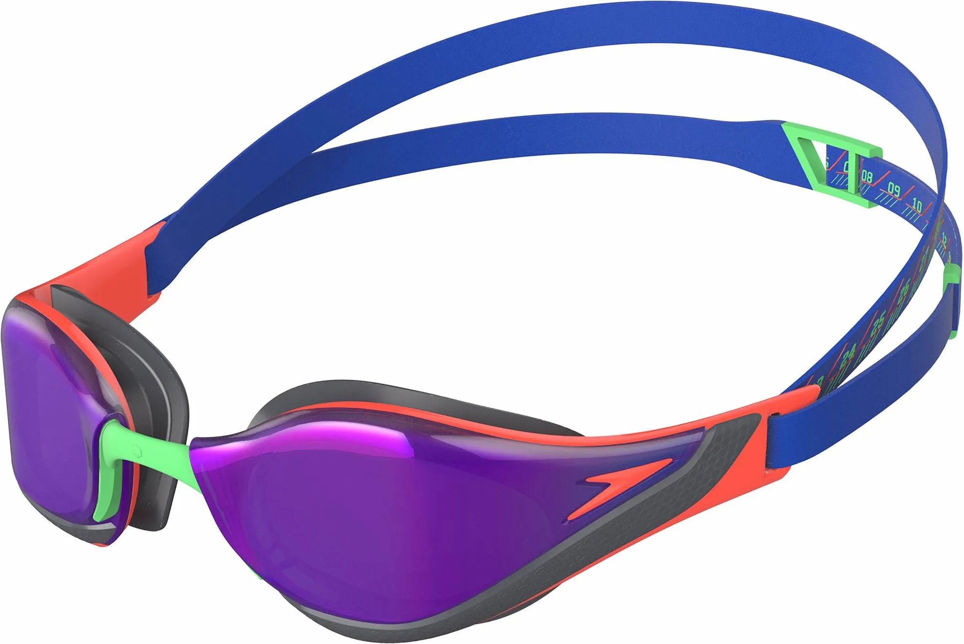 OCCHIALINO DA NUOTO DA UOMO SPEEDO FASTSKIN PURE FOCUS MIRROR 8-117781 6102