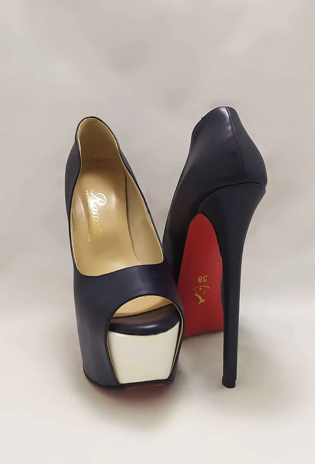 Open Toe Blu Scuro