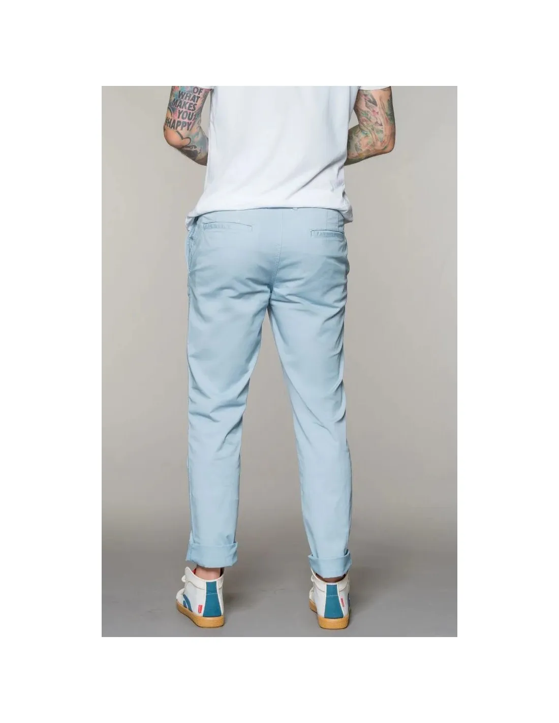 PANTALONE CHINO IN COTONE BIOLOGICO "LASSE"