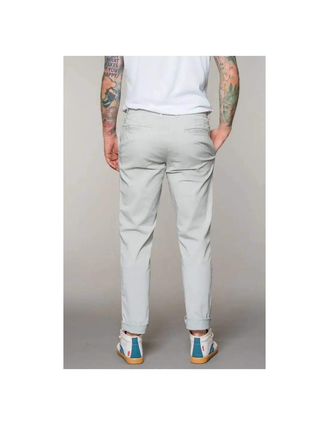 PANTALONE CHINO IN COTONE BIOLOGICO "LASSE"