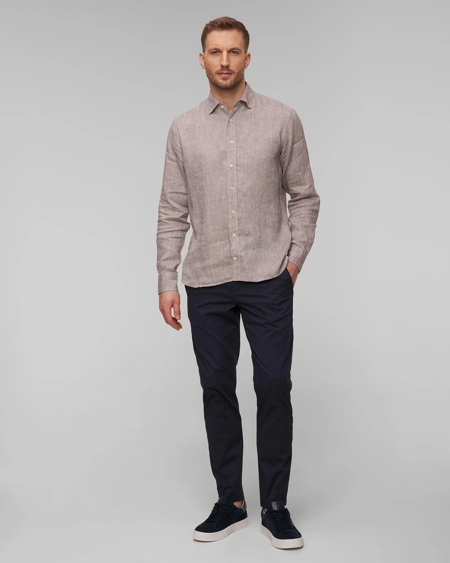 Pantaloni blu scuro da uomo BOGNER Riley-27 18378964-464