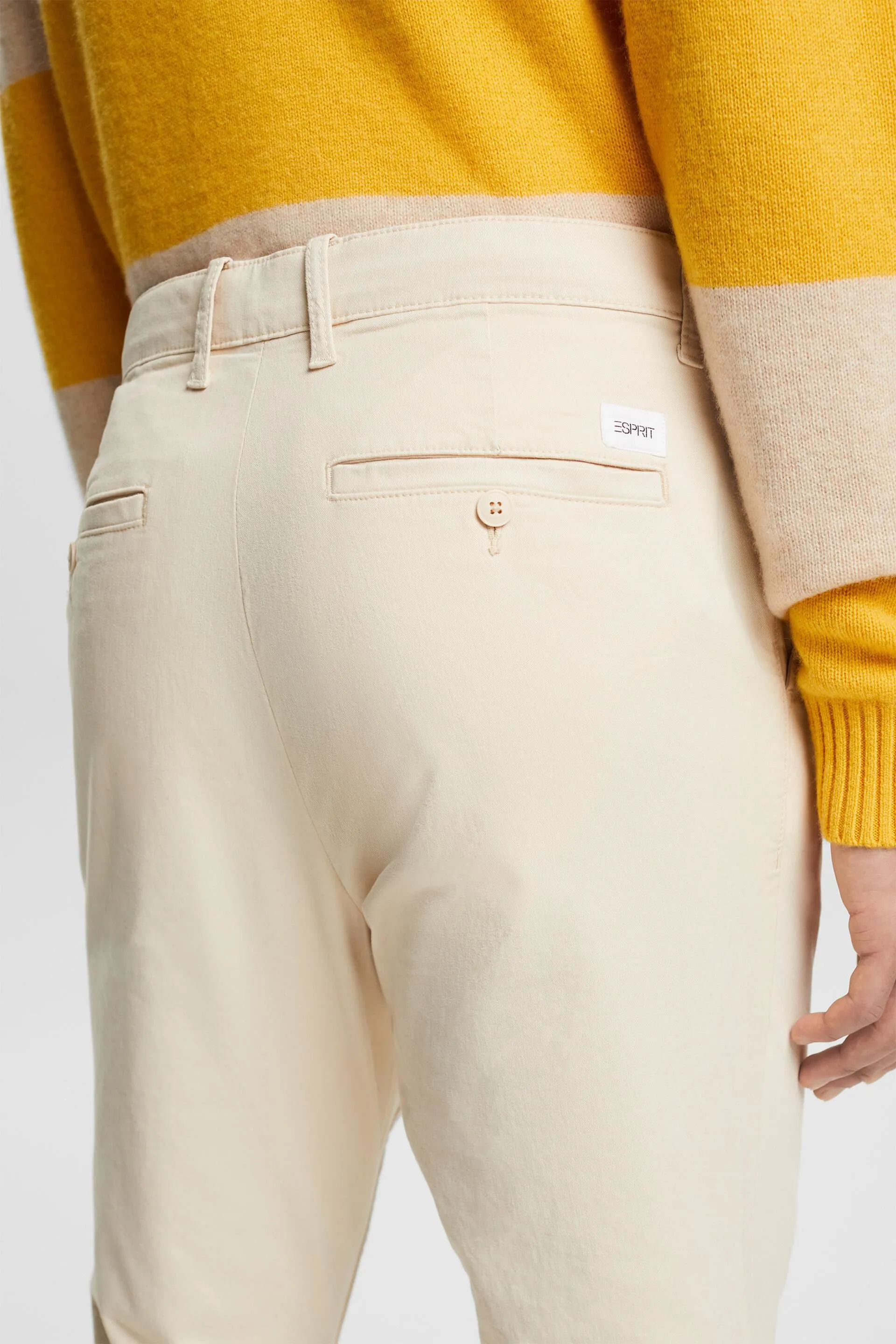 Pantaloni chino con gamba slim