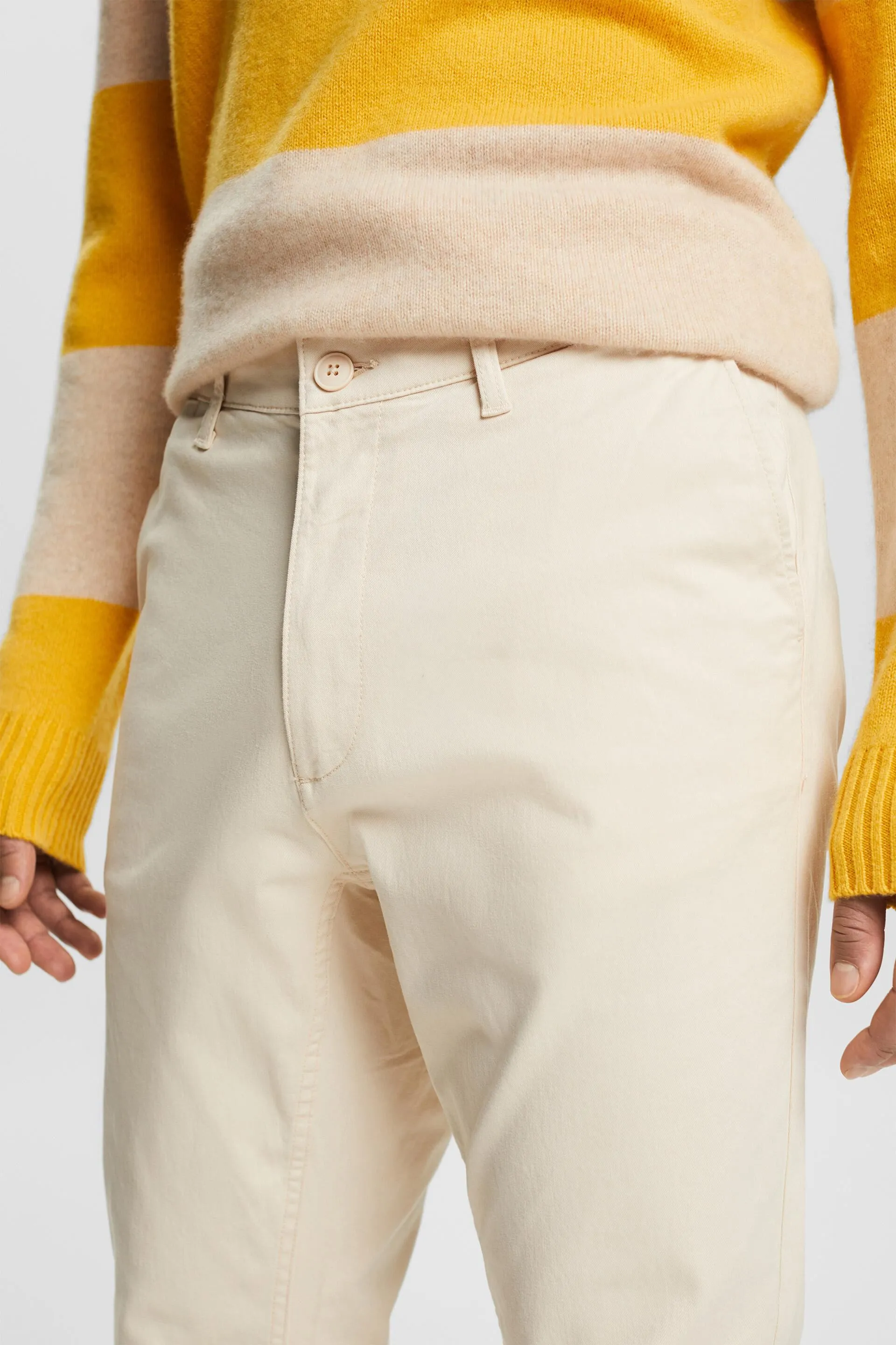 Pantaloni chino con gamba slim