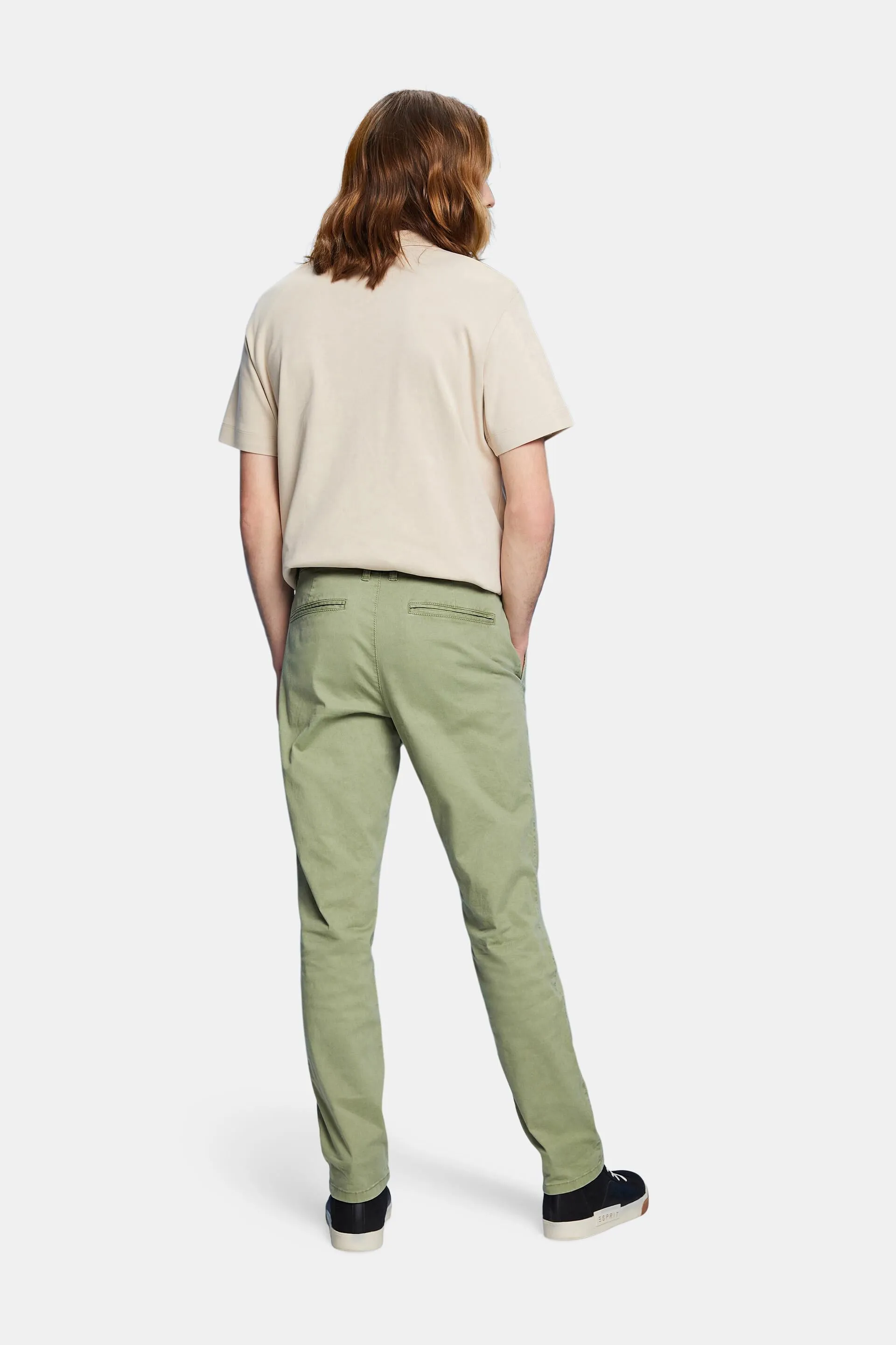 Pantaloni chino elasticizzati in cotone